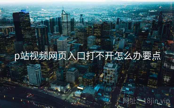p站视频网页入口打不开怎么办要点 p站视频网页入口打不开怎么办要点